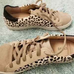 Animal print sneakers